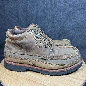 Georgia Boot Mens 7 M Glennville Waterproof 6" Work Boots Brown